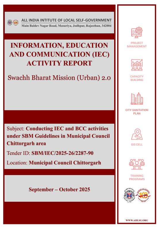 Cover of Daily Activities Report — 11 November