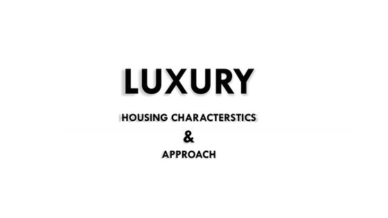 Cover of Housing — Characteristics & Approach